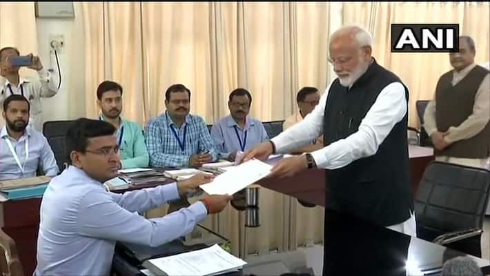 PM Narendra Modi files nomination from Varanasi parliamentary constituency PM Narendra Modi files nomination from Varanasi parliamentary constituency