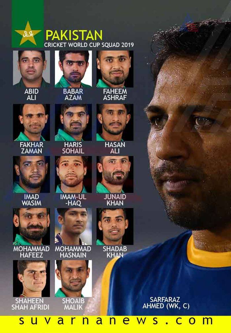ICC Men's Cricket World Cup 2019 full Squad