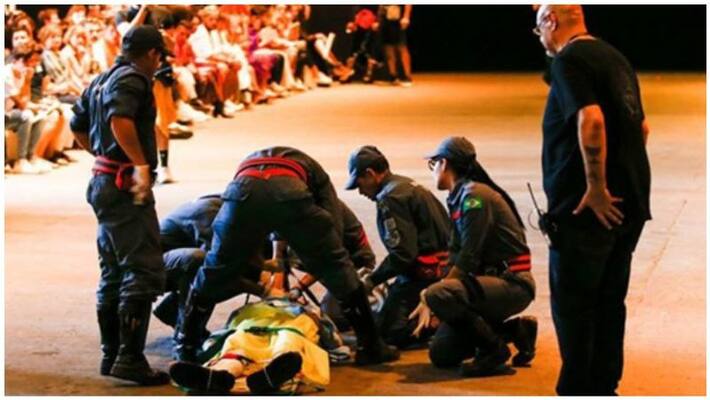 brazilian model dies at stage brazilian model dies at stage