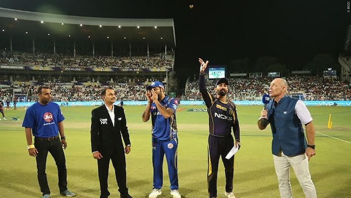 IPL 2019 Mumbai won the toss and elected to field first against KKR IPL 2019 Mumbai won the toss and elected to field first against KKR