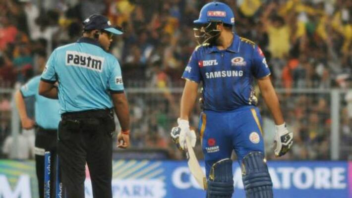 rohit sharma fined for reveals his discontent to umpire on field rohit sharma fined for reveals his discontent to umpire on field