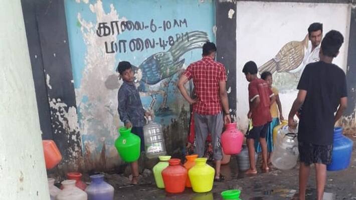 3 days once only drinking water will be supply in chennai 3 days once only drinking water will be supply in chennai