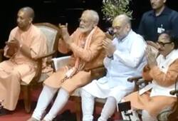 Yoga magic at front of PM Modi