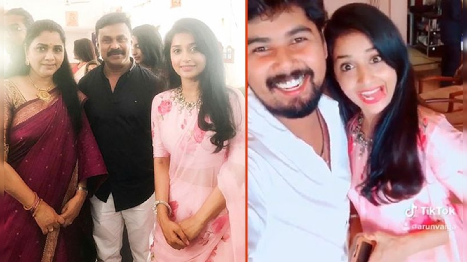 Dileep, Meera Jasmine together attend wedding at Ernakulam (In Pictures)