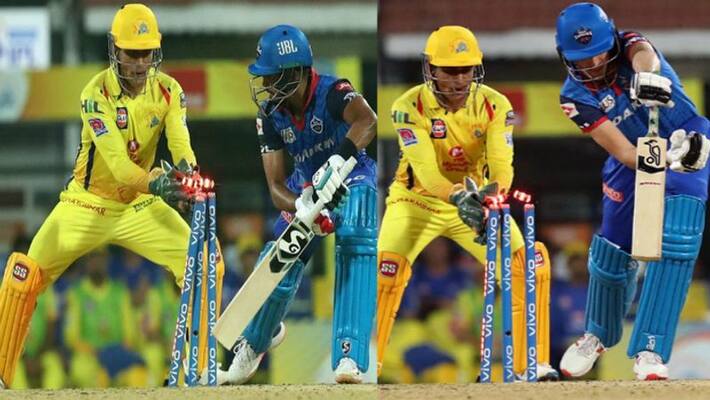 dhonis lightening fast stumpings against delhi capitals dhonis lightening fast stumpings against delhi capitals
