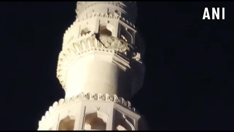 Rain ravages portions of 500-year-old Golconda Fort lns