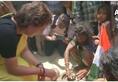 Congress general Secretary Priyanka Gandhi turns snake charmer in Raebareli