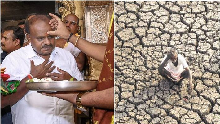 drought in karnataka, hd kumaraswami preparing for rishyasrnga yaga drought in karnataka, hd kumaraswami preparing for rishyasrnga yaga