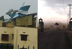 Cyclone Fani Storm batters Puri Bhubaneshwar villages submerged