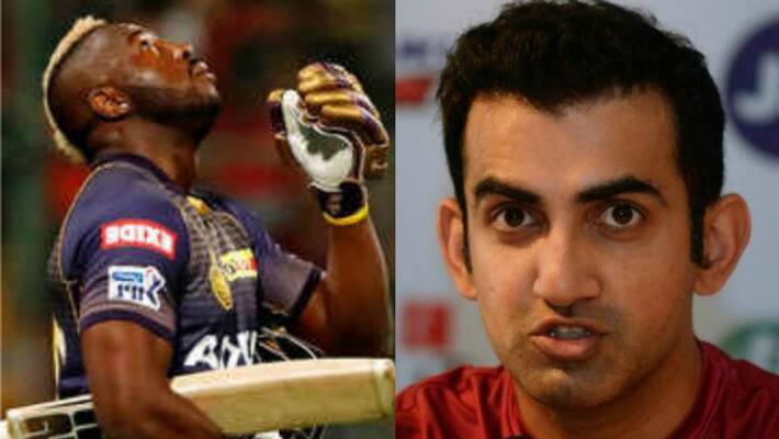 gambhir reaction to andre russells criticises on kkr team atmosphere gambhir reaction to andre russells criticises on kkr team atmosphere