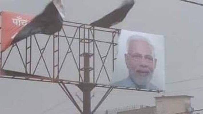 modi banner survived fani storm modi banner survived fani storm