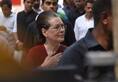 Mysterious visit of Sonia Gandhi on swaraj bhawan in prayagraj