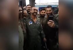 Nation's hero Wing Commander Abhinandan back on duty, Poses For Selfies With Colleagues