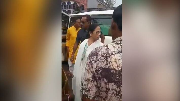 BJP supporters chanting Jai Shree Ram..mamata warns bjp in Chandrakona BJP supporters chanting Jai Shree Ram..mamata warns bjp in Chandrakona