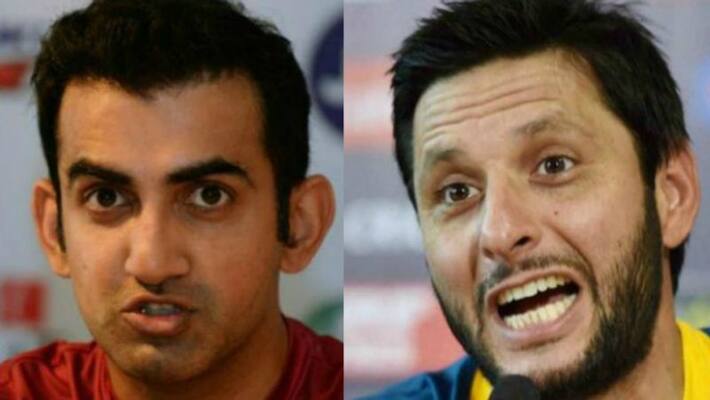 afridi reacts to gambhirs retaliation on him afridi reacts to gambhirs retaliation on him