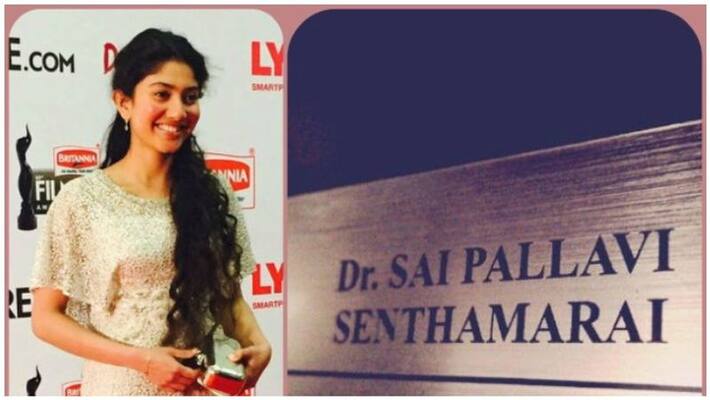 sai pallavi remebers her doctorate study sai pallavi remebers her doctorate study