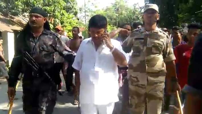 Police went to search BJP MP Arjun Singhs home obstructed BTD Police went to search BJP MP Arjun Singhs home obstructed BTD