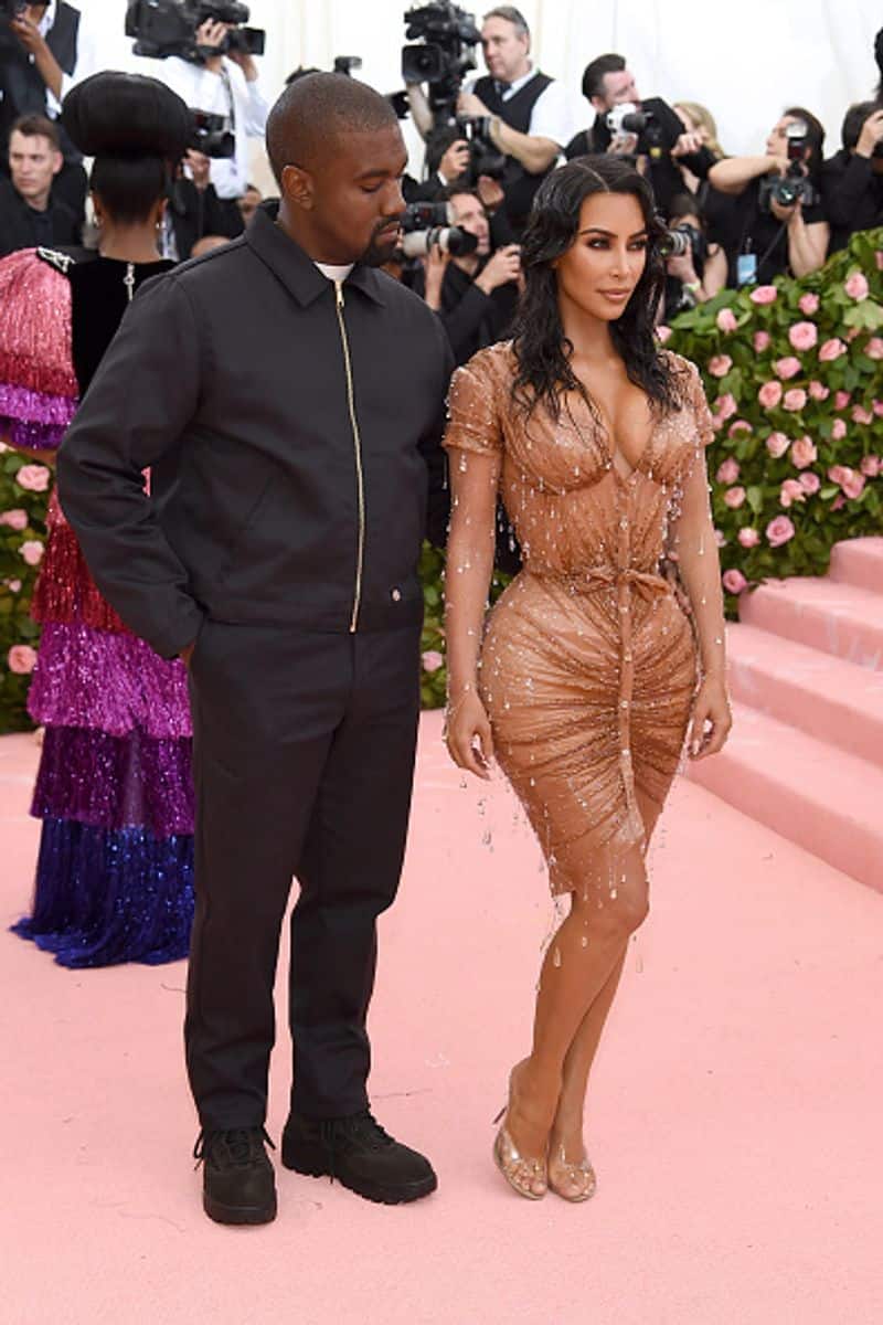 Kanye West and Kim Kardashian West attend The 2019 Met Gala