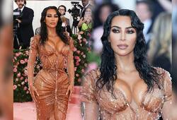 kim kardashian wear hot exclusive body fitting dress for met gala 2019