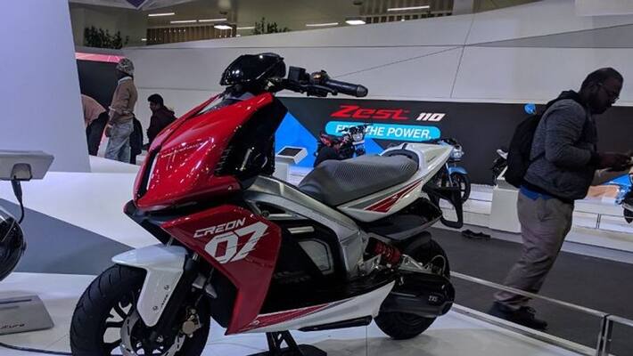 TVS motors reveals creon electric scooter launch date TVS motors reveals creon electric scooter launch date