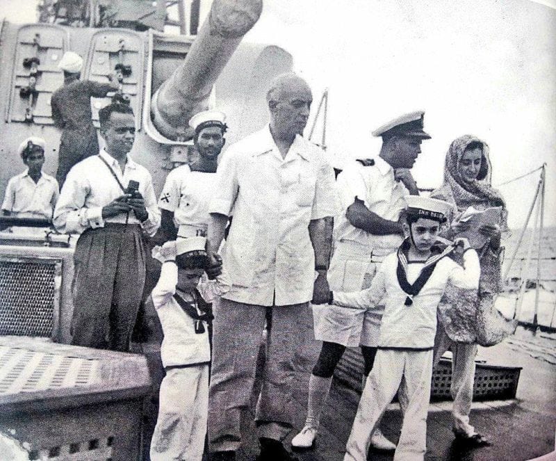 The Tradition of using Navy warships started during Nehru period in 1950