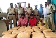 Four arrested 250 kg marijuana Andhra Pradesh