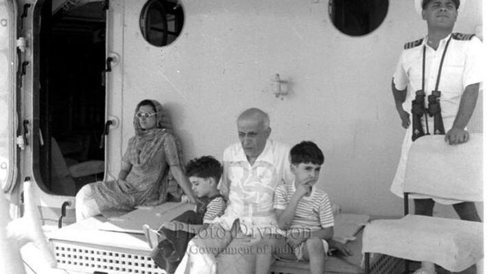 The Tradition of using Navy warships started during Nehru period in 1950 The Tradition of using Navy warships started during Nehru period in 1950
