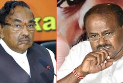 Kumaraswamy Ellidiyappa BJP leader Eshwarappa mocks Karnataka chief minister