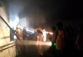 Fire caught in sawai mansingh hospital in jaipur, one-woman die