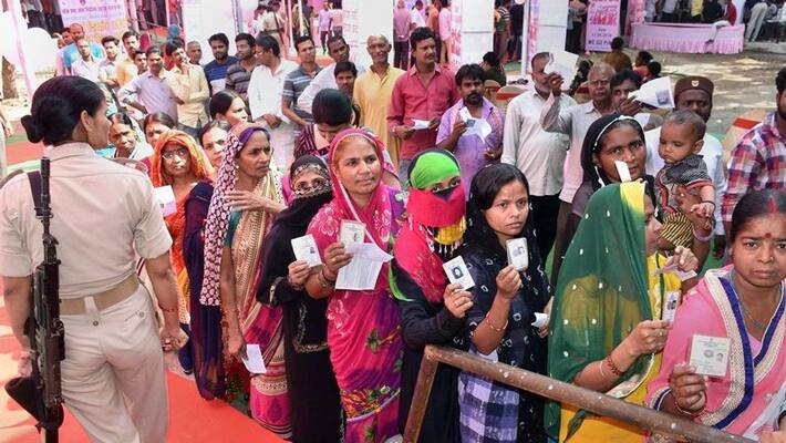 6th phase election started 6th phase election started