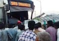 Bengaluru SRS travels bus hits Toofan vehicle 18 dead