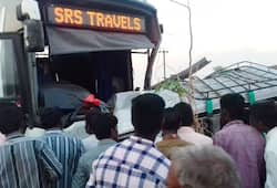 Bengaluru SRS travels bus hits Toofan vehicle 18 dead