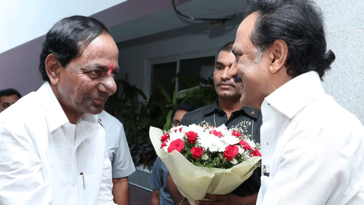 MK Stalin and chandrasekar rao meet secret MK Stalin and chandrasekar rao meet secret