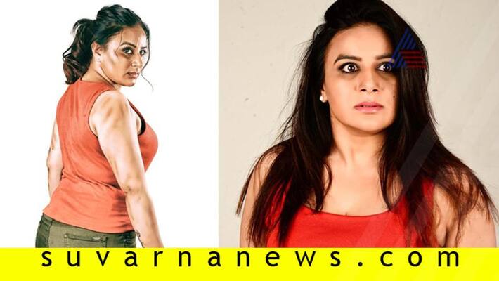 Kannada actress Pooja Gandhi shoots Samharini action sequence Kannada actress Pooja Gandhi shoots Samharini action sequence