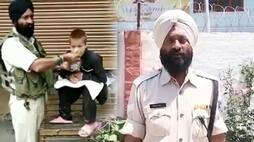 CRPF jawan feeding child in Jammu Kashmir wins heart, video goes viral