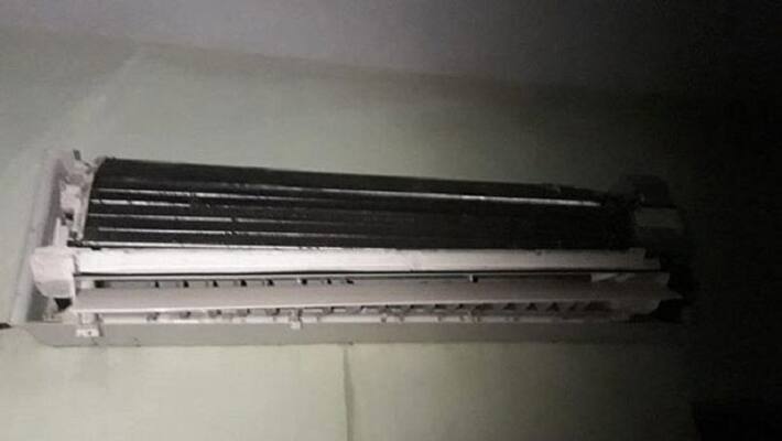 ac machin fire accident ac machin fire accident