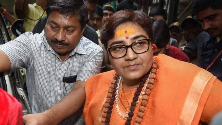 Nathuram Godse a true patriot says Sadhvi Pragya on Kamal Haasan remark Nathuram Godse a true patriot says Sadhvi Pragya on Kamal Haasan remark