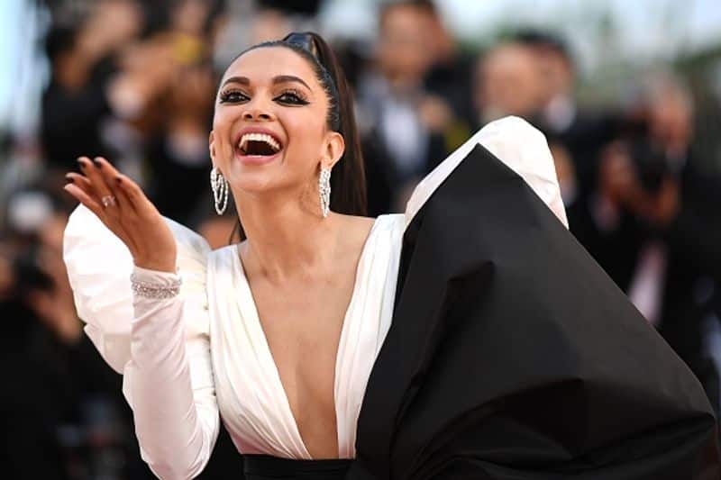 Actress Deepika Padukone went as dramatic as it could get for her red carpet appearance at the 72nd Cannes Film Festival, where she wore a cream dress with a gigantic bow taking most of the attention away from her striking make-up and unique hairdo.