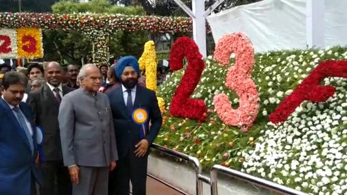 Governor banwarilal opening to ooty flower