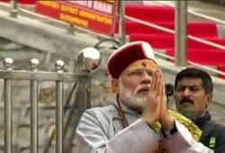 watch prime minister narendra modi visit of kedarnath
