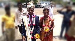 Chincholi by-poll: After tying the knot, groom rides bike and casts his vote