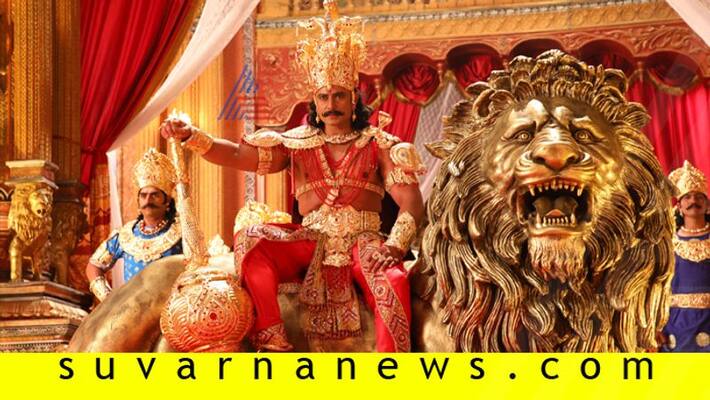 sandalwood most awaited movie kurukshetra celebration in Karnataka sandalwood most awaited movie kurukshetra celebration in Karnataka