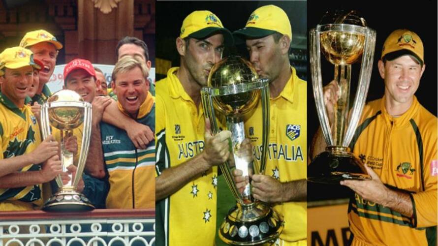 ஆஸ்திரேலிய அணி தொடர்ச்சியாக 3 உலக கோப்பைகளை வென்றது எப்படி