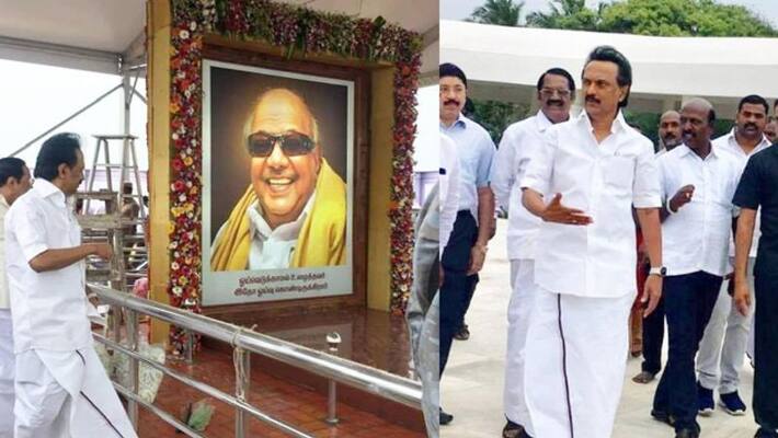 stalin sworn in as cm in karunanidhi memoriel stalin sworn in as cm in karunanidhi memoriel