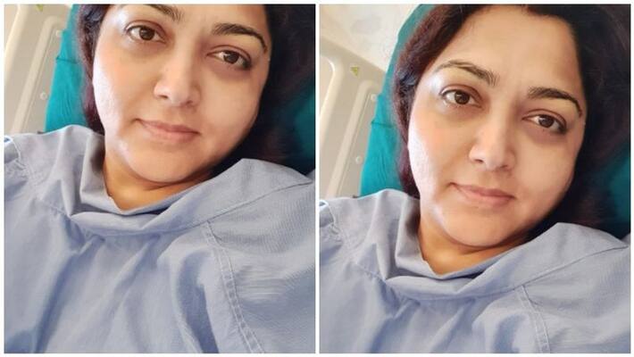actress kushbu hospitalised actress kushbu hospitalised