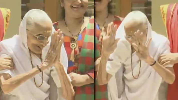 Modi mother coveyed thanks to all the indians Modi mother coveyed thanks to all the indians