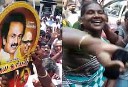 Election results 2019 DMK begins celebrations Tamil Nadu