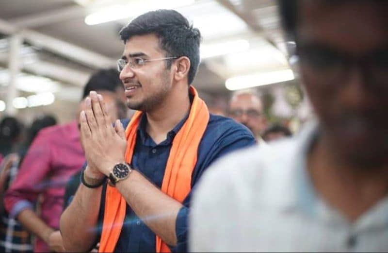 A newcomer Tejasvi Surya of BJP won against Congress' BK Hariprasad.