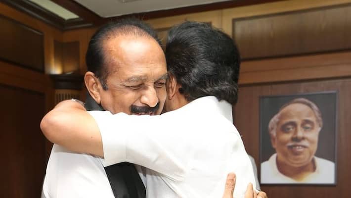 MDMK won in 4 constituencies with help of DMK ... Vaiko happy..! MDMK won in 4 constituencies with help of DMK ... Vaiko happy..!