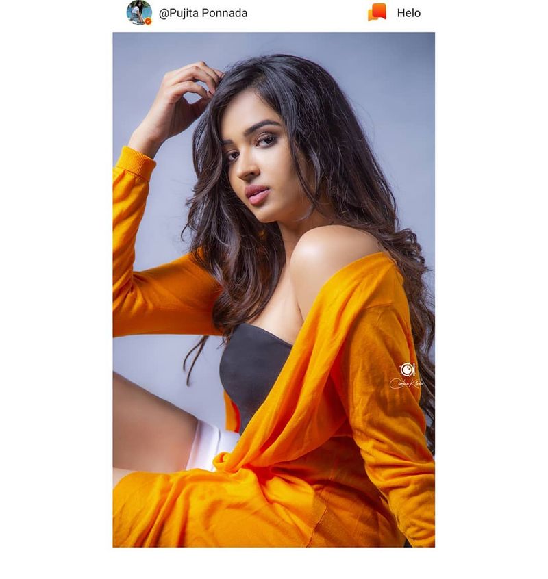 Actress Pujitha ponnada hot and cute photos